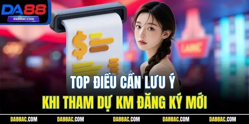 KM Đăng Ký Mới - Tăng Vốn, Tăng Cơ Hội Chơi Game Đỉnh Cao 4 Top điều cần lưu ý khi tham dự KM đăng ký mới